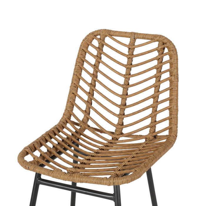 George Oliver Enloe Patio Bar Stool Reviews Wayfair